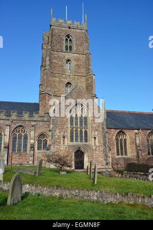 St.-Georgs Kloster Kirche, Dunster, Somerset Stockfoto