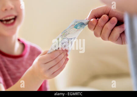 Serie über Geld Stockfoto