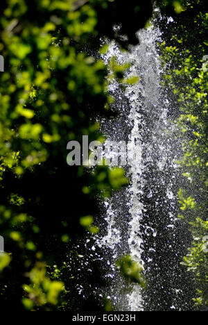 Sprühen Sie aus Brunnen, The Alnwick Garden Stockfoto