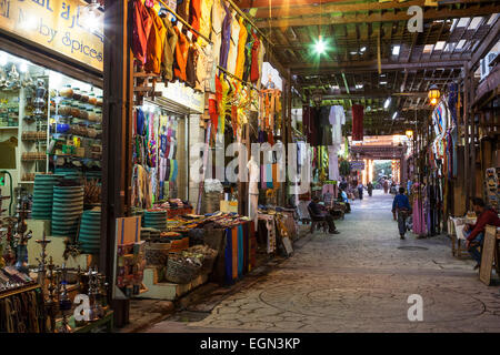 Der Markt oder Souk in Luxor, Ägypten. Stockfoto