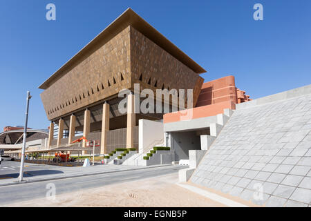 Blick auf das Masdar Institute of Science and Technology, Abu Dhabi