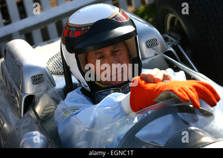 Sir Jackie Stewart am Goodwood Revival Race Meeting 2013 Stockfoto