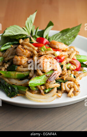 Thai Shrimp Stir Fry Stockfoto