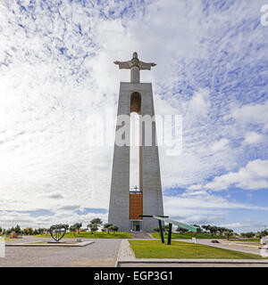 Cristo-Rei oder König Christus Sanctuary in Almada, die zweite die meisten besucht Heiligtum in Portugal. Stockfoto