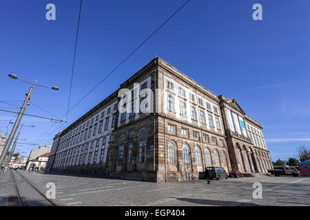 Porto, Portugal. 29. Dezember 2014: Natural History Museum von Porto Universitätsgebäude in Gomes Teixeira Square. Stockfoto