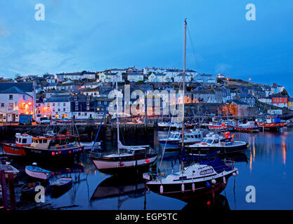 Die Fischerei Dorf Mevagissey, Cornwall, England UK Stockfoto