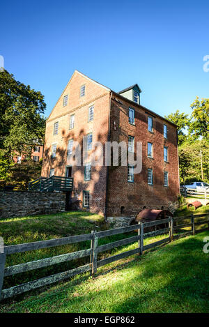 Die alte Mühle, Waterford, Virginia Stockfoto