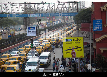 Taxis Kolkata Indien Stockfoto