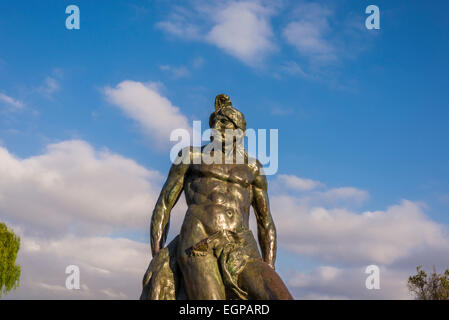 "Indian" Statue (von Arthur Putnam) im Presidio Park. San Diego, California, Vereinigte Staaten von Amerika. Stockfoto