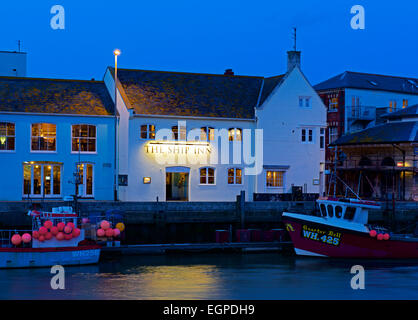 The Ship Inn auf der Uferstraße, Weymouth, Dorset, England UK Stockfoto