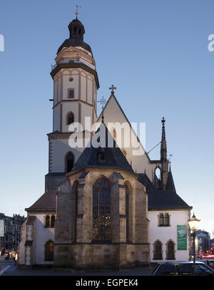 St. Thomas Kirche, Leipzig, Sachsen, Deutschland Stockfoto