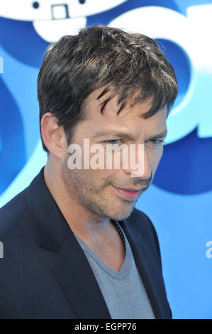 LOS ANGELES, CA - 7. September 2014: Harry Connick Jr. bei der Los Angeles Premiere seines Films "Dolphin Tale 2" am Regency Village Theatre in Westwood. Stockfoto