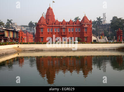 Shree Shahs Jain Pareswanath Tempel von Kolkata Stockfoto