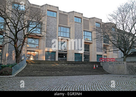 Winchester Crown Court (Winchester kombiniert Gerichtsstandort), Winchester, Hampshire, UK. Stockfoto