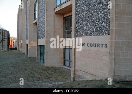 Winchester Crown Court (Winchester kombiniert Gerichtsstandort), Winchester, Hampshire, UK. Stockfoto