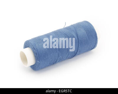 threads, needles isolated on white background Stockfoto