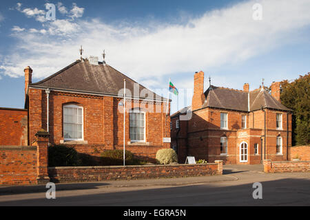 Sessions-Haus in der Markt Louth, bekannt als "The Capital of Lincolnshire Wolds". Februar 2015. Stockfoto