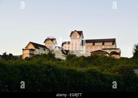 Typische Architektur in Puerto Varas, Patagonien, Chile Stockfoto