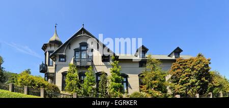 Typische Architektur in Puerto Varas, Patagonien, Chile Stockfoto