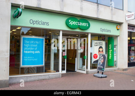 Specsavers Shop Fitzroy Street Cambridge Cambridgeshire CB1 1EW Stockfoto