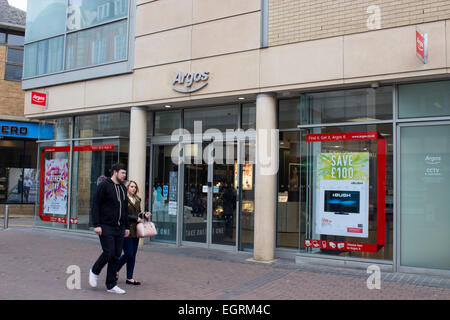 Argos Shop Fitzroy Street Cambridge Cambridgeshire CB1 1EW Stockfoto
