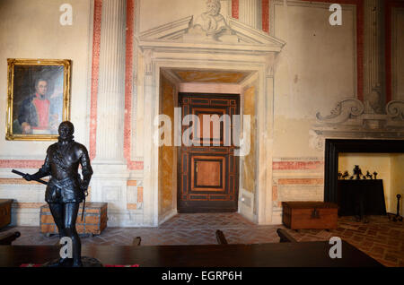 Marinemuseum in El Viso del Marques. Palast des Marquis von Santa Cruz, Alvaro de Bazan Stockfoto