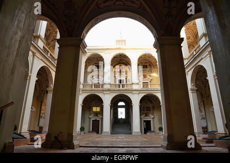 Marinemuseum in El Viso del Marques. Palast des Marquis von Santa Cruz, Alvaro de Bazan Stockfoto