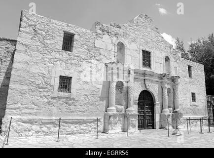 Die historische Alamo, San Antonio, Texas, USA Stockfoto