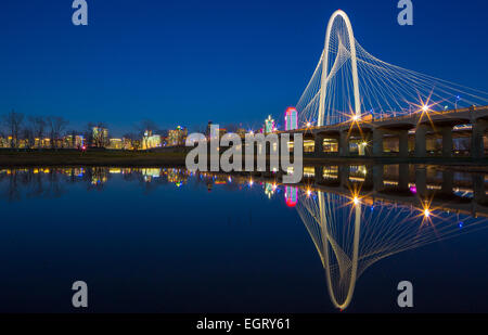 Dallas ist die neunte bevölkerungsreichste Stadt in den Vereinigten Staaten von Amerika und die drittgrößte Stadt im Bundesstaat Texas. Stockfoto