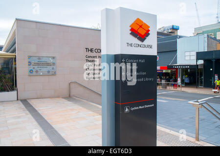 Bahnhofshalle Performing Arts und Stadthalle in Chatswood Sydney Australia Stockfoto