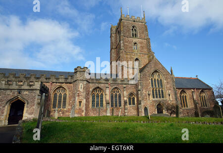 St.-Georgs Kloster Kirche, Dunster, Somerset Stockfoto