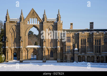 Newstead Abbey West Front, Nottinghamshire, England, UK Stockfoto