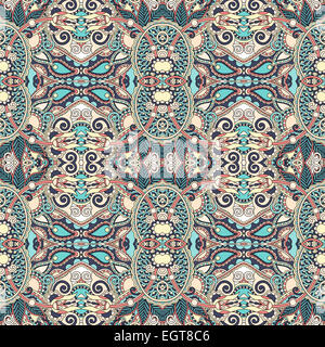 authentische nahtlose geometrische Blumenmuster, ethnischen ukrainischen ba Stockfoto