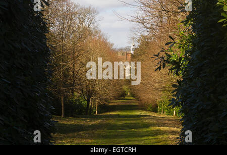 Blick auf Knole House im Winter Kent UK Stockfoto