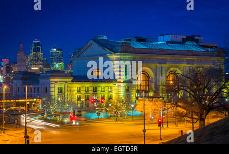 Kansas City (oft als K.C) ist die bevölkerungsreichste Stadt im US-Bundesstaat Missouri. Stockfoto