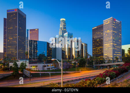 Los Angeles ist die bevölkerungsreichste Stadt im US-Bundesstaat Kalifornien Stockfoto