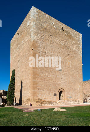 Espolón Turm in Lorca Burg Provinz Murcia Spanien Stockfoto