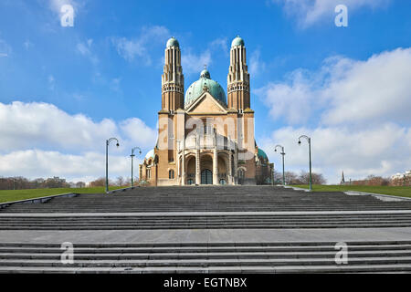 Nationalbasilika des Heiligen Herzens In Koekelberg, Brüssel, Belgien Stockfoto