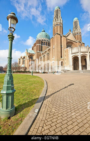 Nationalbasilika des Heiligen Herzens In Koekelberg, Brüssel, Belgien Stockfoto