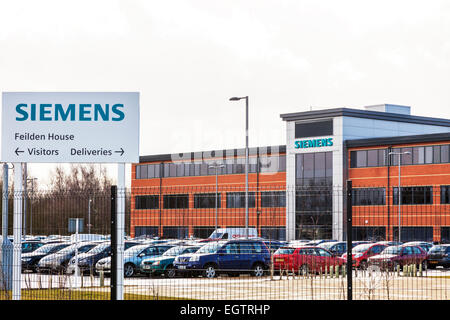 Lincoln Siemens State-of-the-Art-Gasturbine Überholung Anlage Maschinenfabrik Lincolnshire UK England Stockfoto