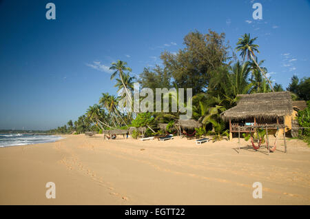 Tangalla Strand in Sri Lanka Stockfoto