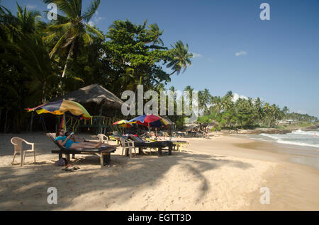 Goyambokka Strand in der Nähe von Tangalle, Sri Lanka Stockfoto
