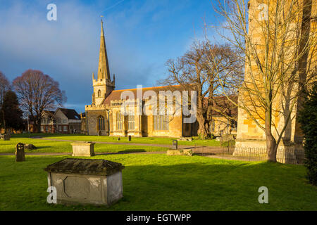 All Saints Church, Evesham, Bezirk Wychavon, Worcestershire, England, Vereinigtes Königreich, Europa. Stockfoto