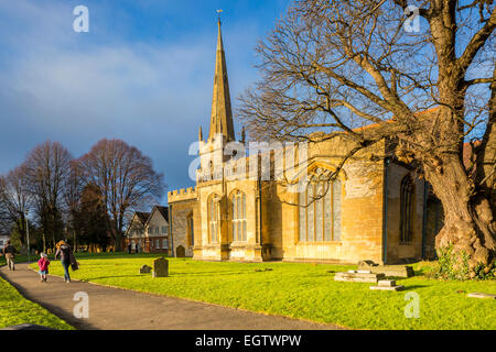 All Saints Church, Evesham, Bezirk Wychavon, Worcestershire, England, Vereinigtes Königreich, Europa. Stockfoto