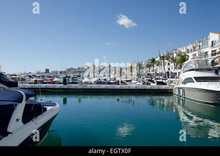 Puerto Banus Marina in Andalusien Spanien Stockfoto