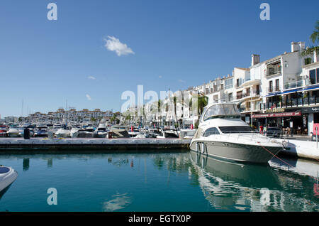 Puerto Banus Marina in Andalusien Spanien Stockfoto