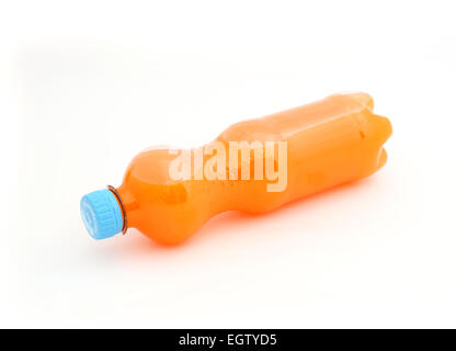Süße Wasser in einer Plastikflasche Stockfoto