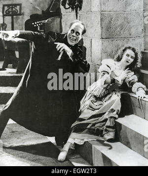 Das PHANTOM der Oper 1925 Universal Pictures Stummfilm mit Lon Chaney und Mary Philbin Stockfoto