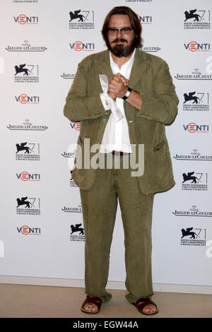 71. Venedig Film Festival - Cocktail Jaeger LeCoultre - Ankünfte mit: Giuseppe Battiston Where: Venedig, Italien bei: 28. August 2014 Stockfoto