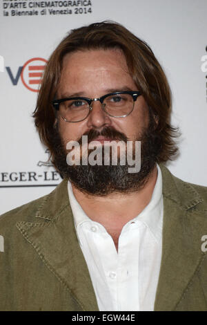 71. Venedig Film Festival - Cocktail Jaeger LeCoultre - Ankünfte mit: Giuseppe Battiston Where: Venedig, Italien bei: 28. August 2014 Stockfoto